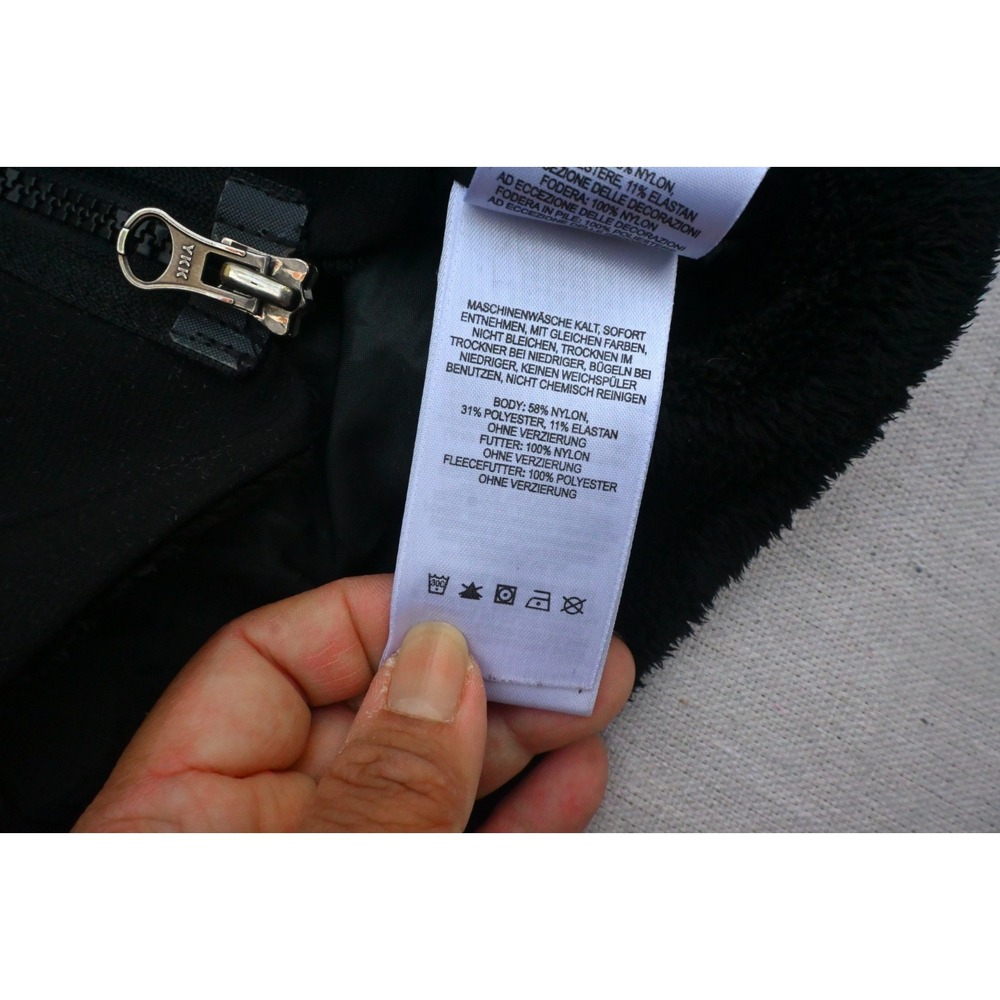 Mountain Hardwear Womens L Black Softshell Jacket Hooded Fleece Lined Sleek - Picture 15 of 16